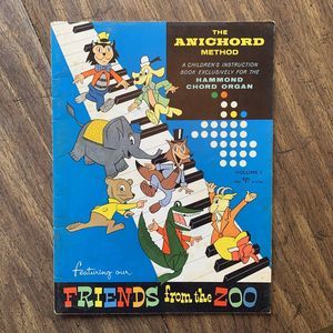 Anichord Method Hammond Chord Organ Instruction Children "Friends from the Zoo"